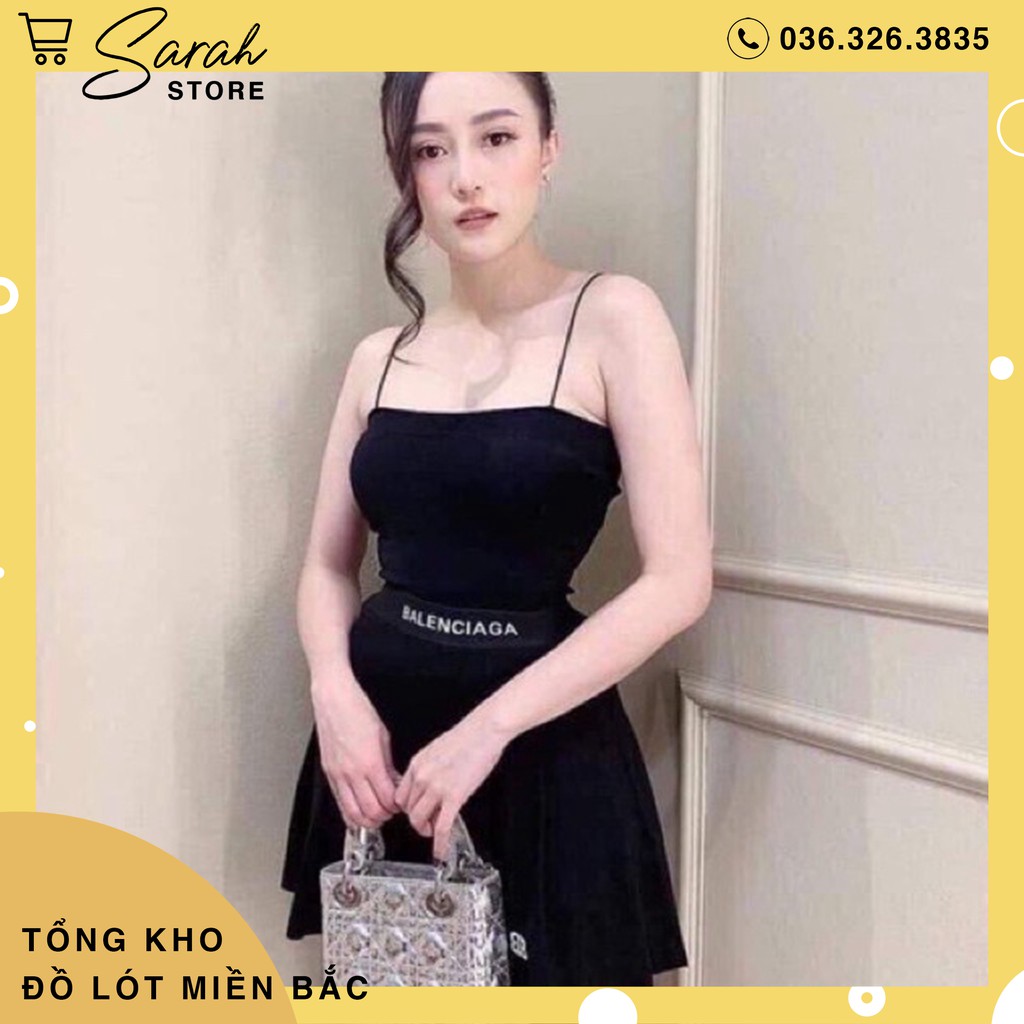 Áo 2 dây sợi bún cotton thun gân, ôm body siêu hot B01 | BigBuy360 - bigbuy360.vn