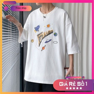 Áo Thun Tay Lỡ Unisex Form Rộng, áo phông tay lỡ HAZA UNISEX ATL14