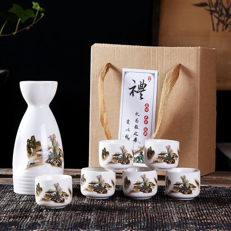 Bộ Chum  + 06 chén uống rượu