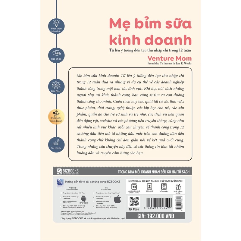 Sách - Mẹ Bỉm Sữa Kinh Doanh Online Mcbooks