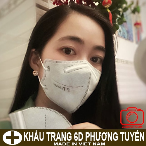 Hộp 10 khẩu trang 5 lớp 6D cao cấp Phương Tuyến