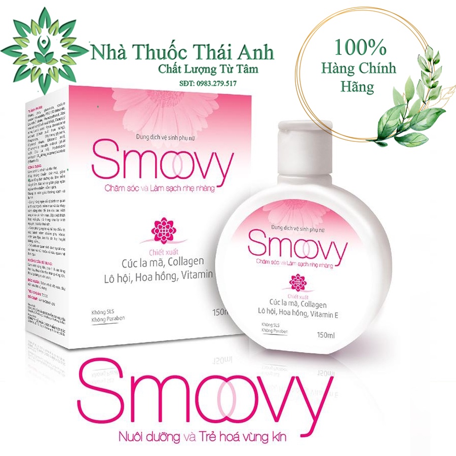 DUNG DỊCH VỆ SINH SMOOVY 150ml