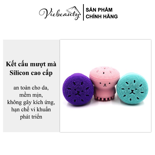 Cọ Rửa Mặt Bạch Tuộc Massage - Viebeauty | BigBuy360 - bigbuy360.vn