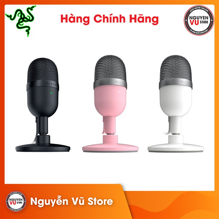 Microphone Razer Seiren Mini (Black/White/Pink) Hàng Chính Hãng