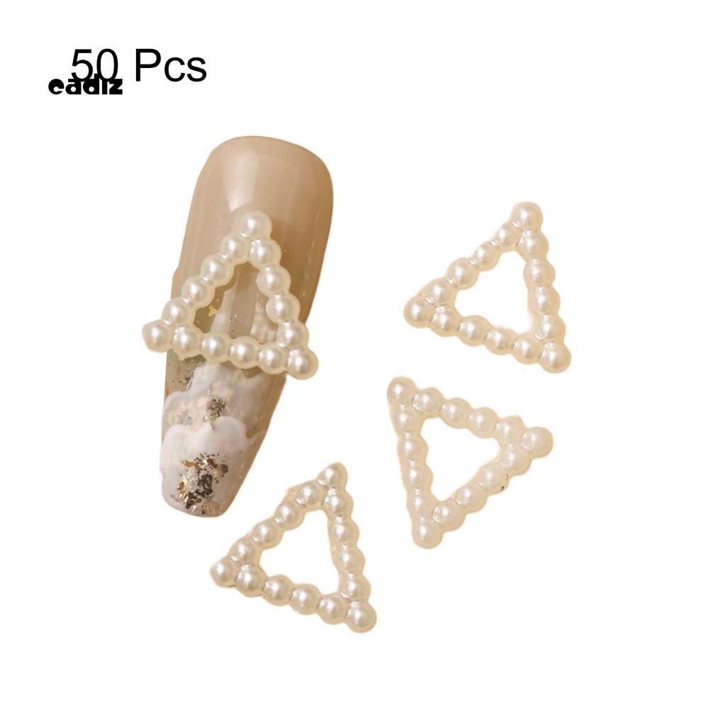 Phụ Kiện Ngọc Trai Giả 3D Sáng Tạo Dùng Trang Trí Móng Tay