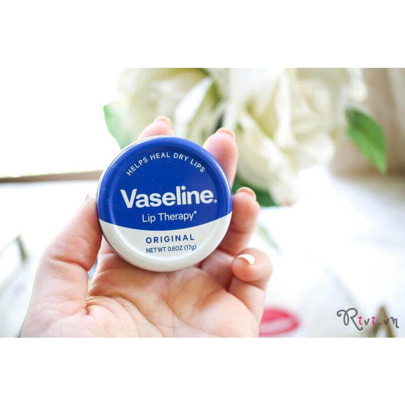 Son dưỡng ẩm cho môi Vaseline Lip Therapy Lip Balm Tin Original 17g (Mỹ)