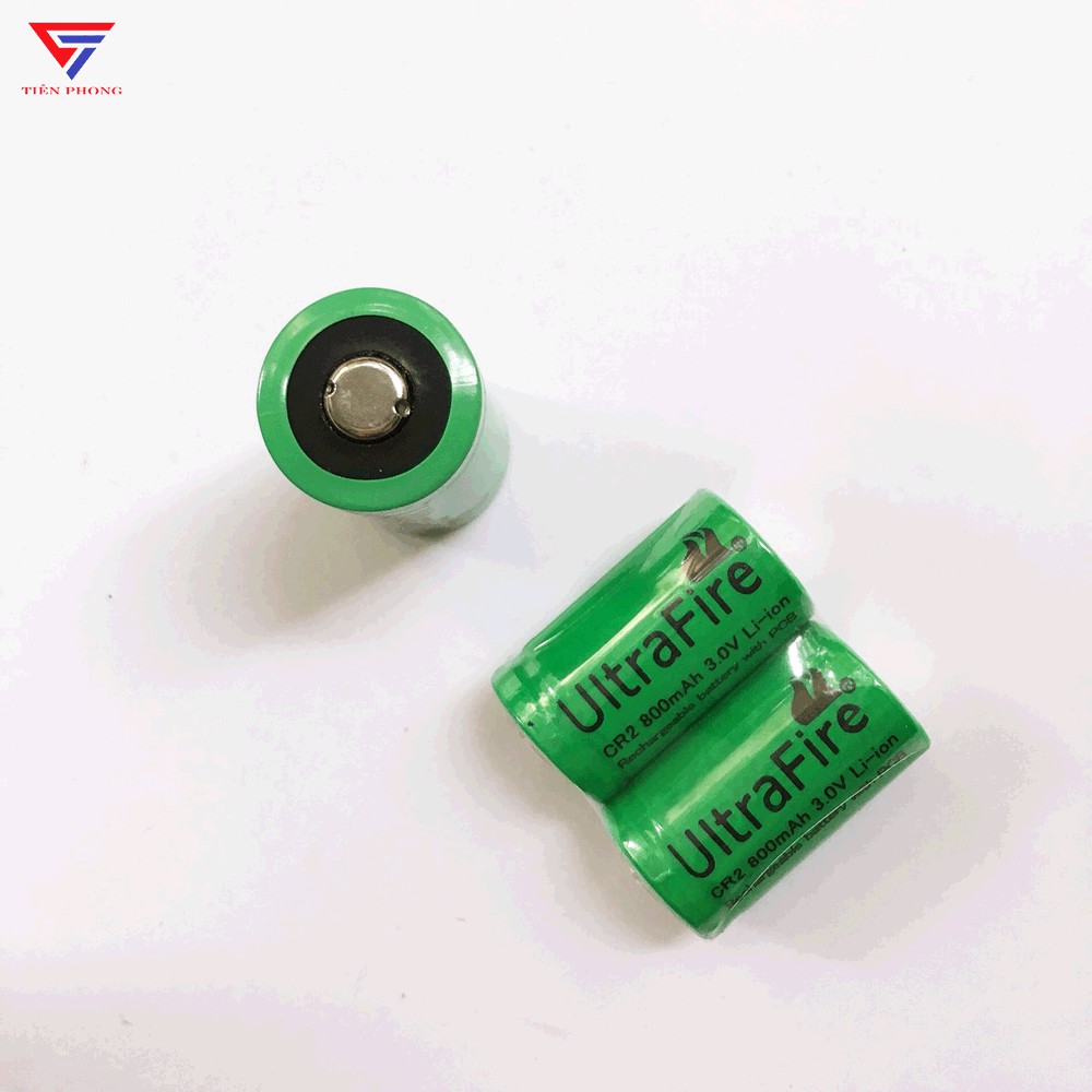 Pin sạc Ultra CR2 UltraFire 3V chính hãng - 1 viên cho máy ảnh