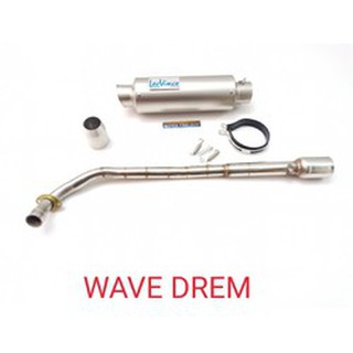 Pô xe wave leovince trắng