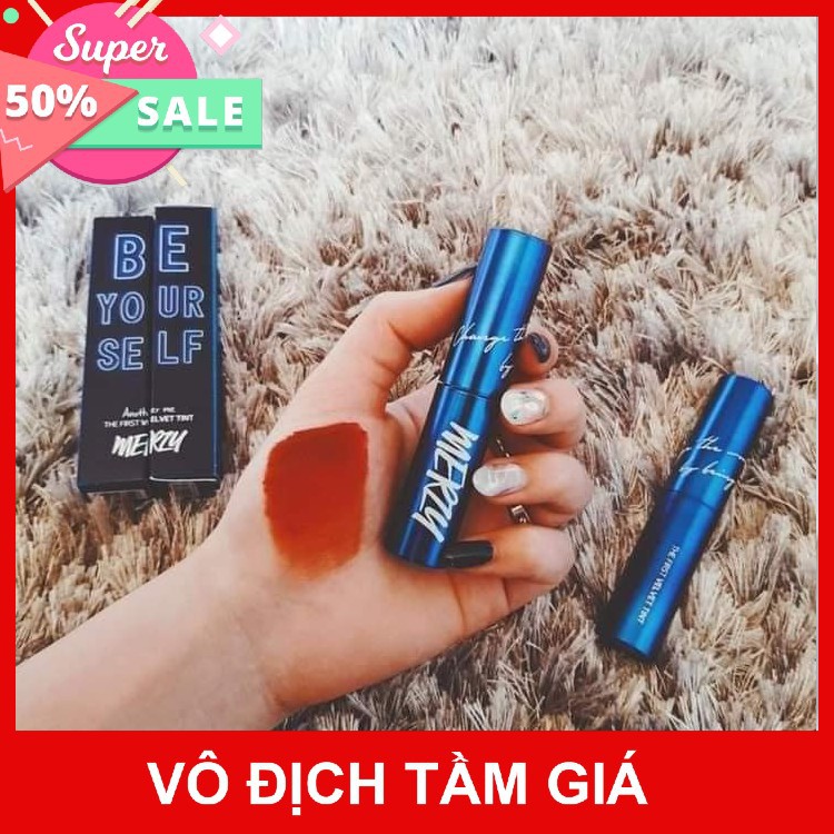 [NEW.V6 .SẴN HÀNG]Son Kem Lì Merzy First Velvet Tint Vỏ Xanh-Đỏ (Đủ Màu) | BigBuy360 - bigbuy360.vn