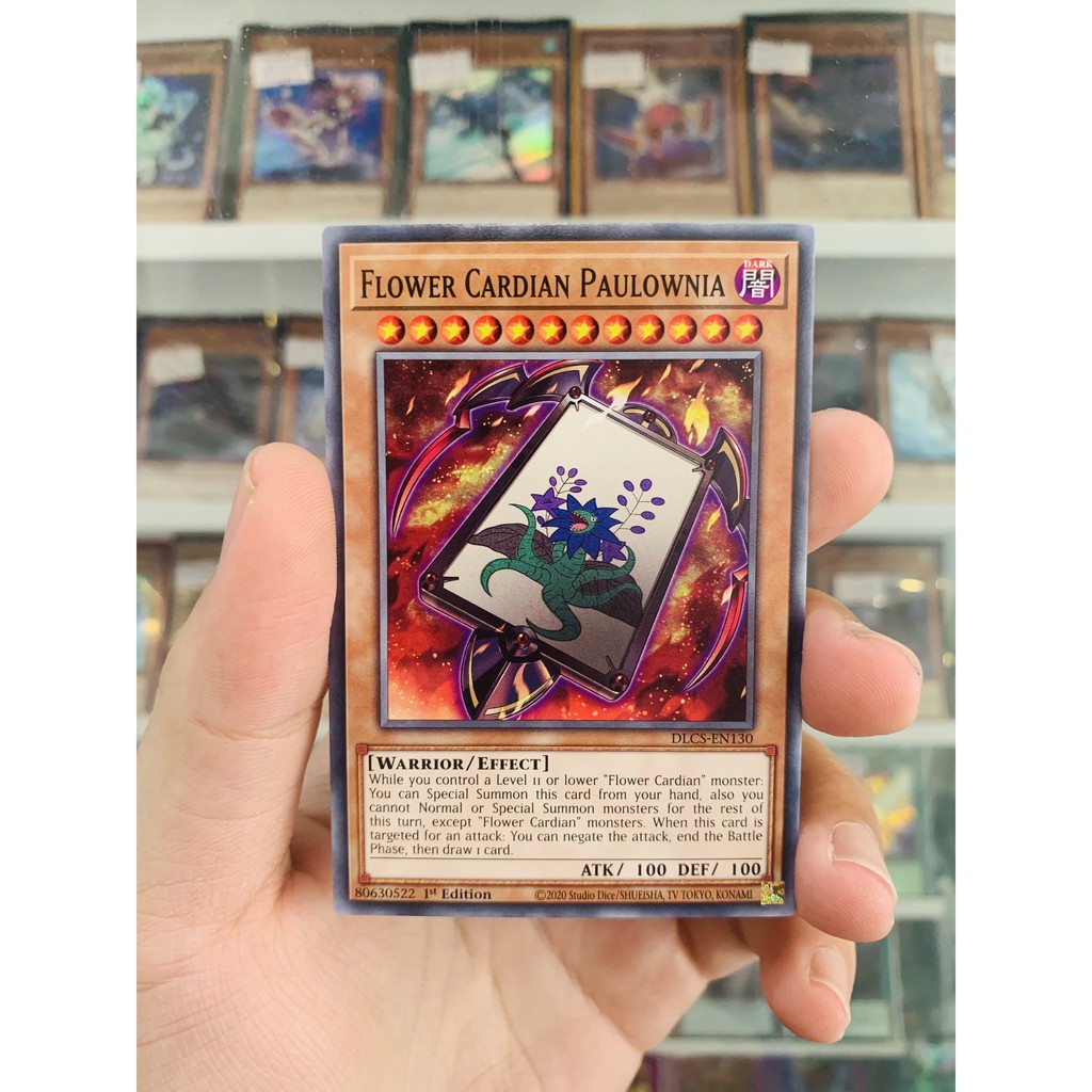 Thẻ Bài Lẻ YugiOh! Mã DLCS-EN130 - Flower Cardian Paulownia - Common - 1st Edition