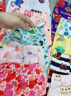 Combo 10 quần chục dài mặc điều hòa cho bé