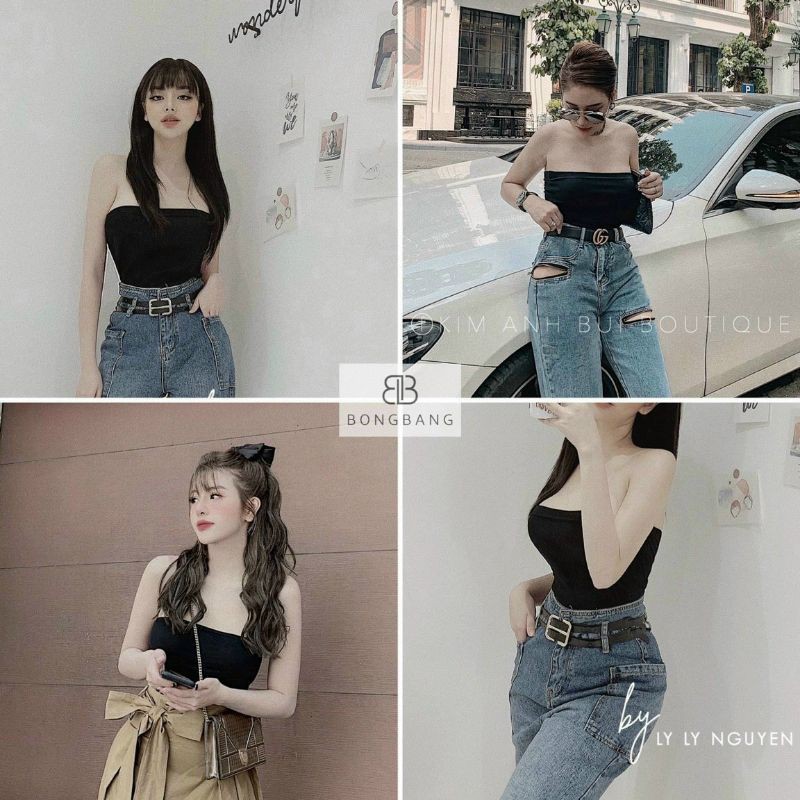 Áo ống quây chất zip loại đẹp