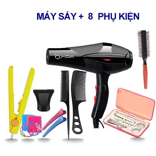 Máy Sấy Tóc 2 Chiều Nóng Lạnh Công Suất Lớn, Máy Sấy Tóc Tạo Kiểu 2 Chiều Hiện Đại 3500W Tặng Kèm Bộ Phụ Kiện Tóc