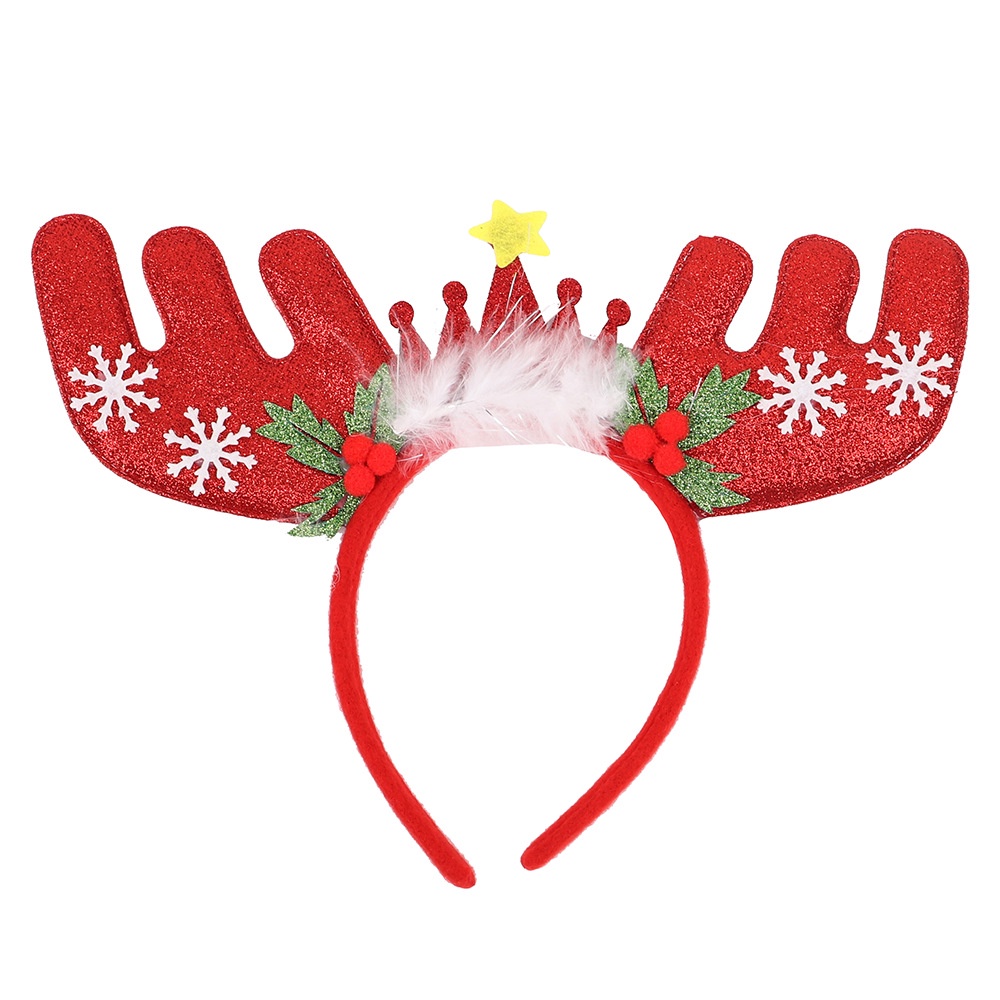 Băng Đô Cài Tóc Hình Sừng Tuần Lộc / Ông Già Noel / Tuần Lộc Giáng Sinh Cho Người Lớn Và Trẻ Em