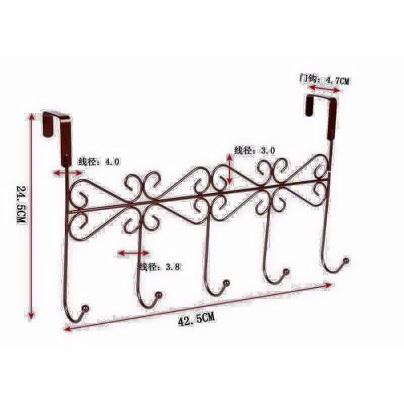 móc treo quần áo sau cửa