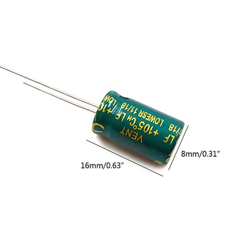 Set 50 Tụ Điện Nhôm 16V 1000uF 20% Chất Lượng Cao