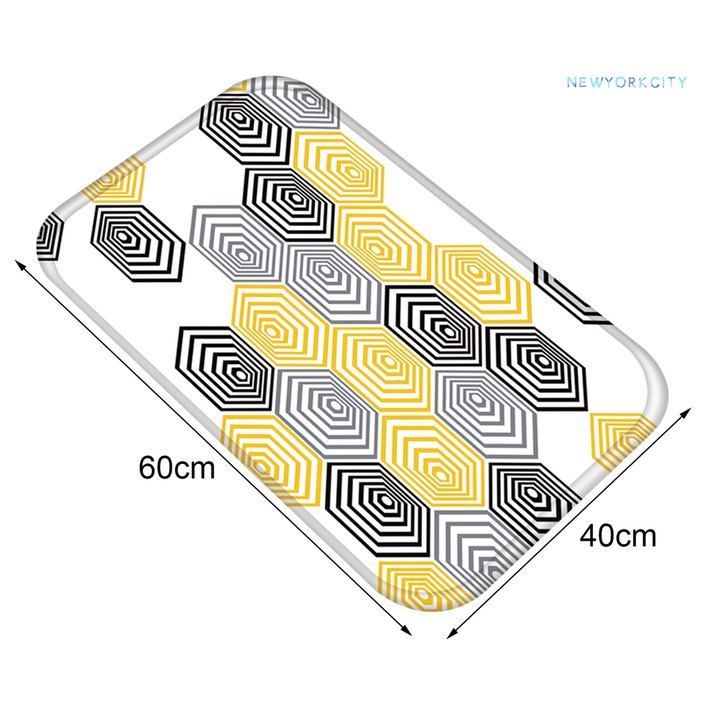 Thảm Chùi Chân Mềm Mại Chống Trượt Kết Cấu Flannel Dành Cho Nhà Tắm