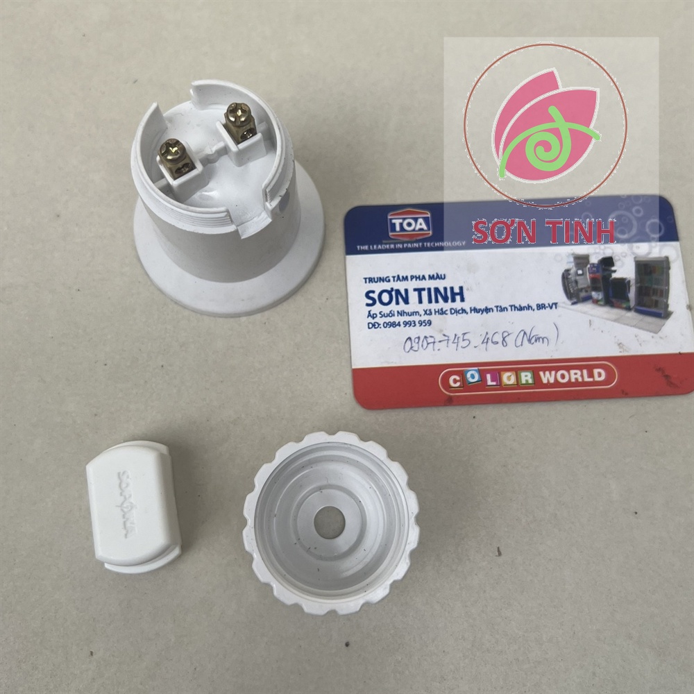 Đui đèn sứ cao cấp Sopoka E27- Đui Đèn Bão ĐB500W chống cháy chống nước