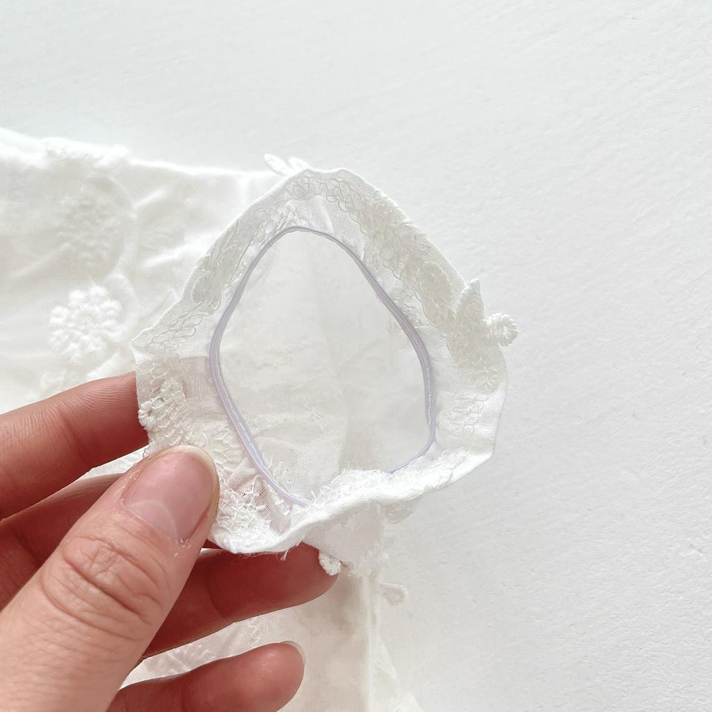 Đầm Công Chúa Ngắn Tay Thêu Hoa Cho Bé Gái