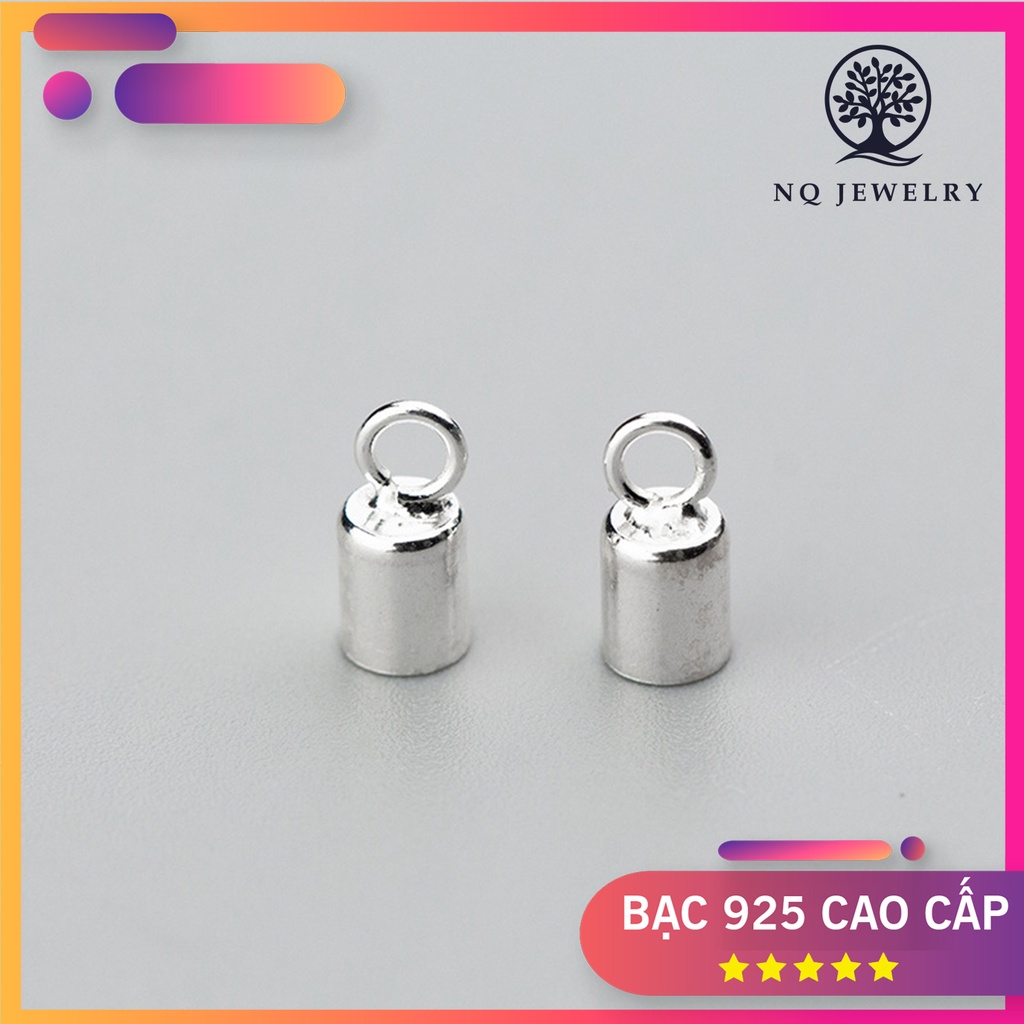 Charm bạc chụp đầu dây