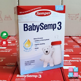 Sữa bột Semper Thụy Điển 800g từ số 1-4 800gr