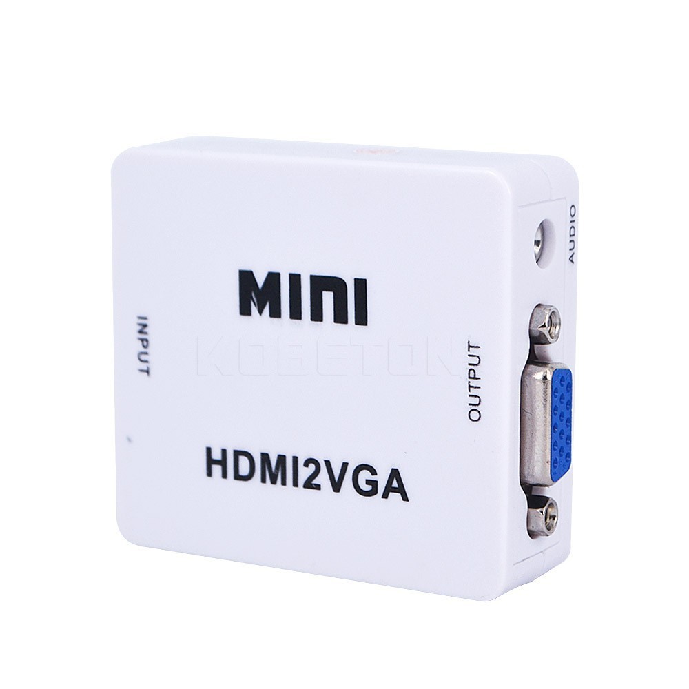 Bộ chuyển đổi Mini HDMI 2 VGA kèm dây cáp | BigBuy360 - bigbuy360.vn