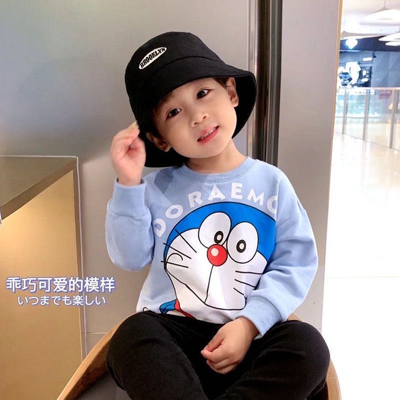 Áo khoác Áo Sweater in họa tiết hoạt hình phong cách Hàn quốc cho bé trai