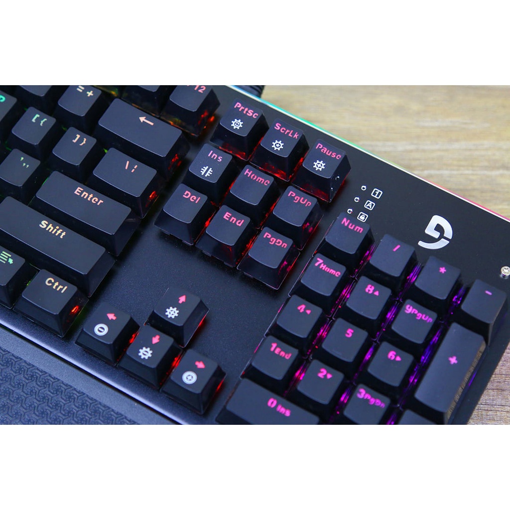 Bàn phím cơ gaming, bàn phím chơi game Led RGB đổi màu FUHLEN Subverter