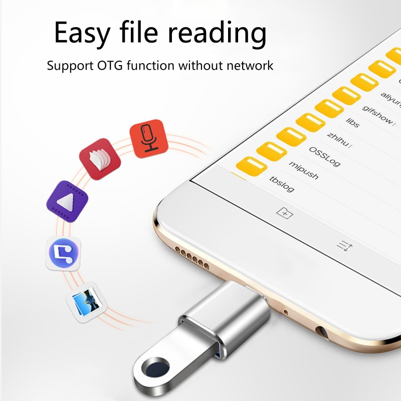Đầu Chuyển Đổi USB Type C Đực Sang USB A Cái 5Gbps Tốc Độ Cao