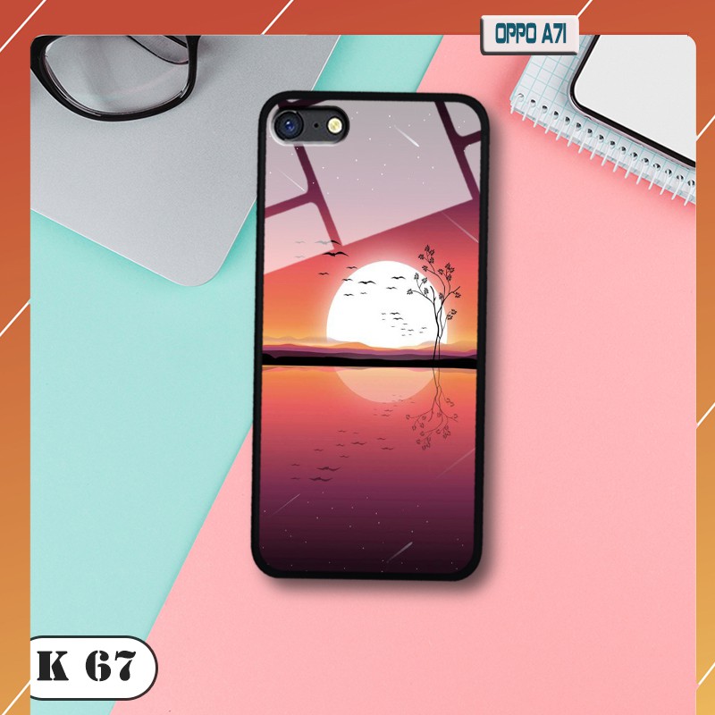 Ốp lưng kính 3D điện thoại OPPO A71