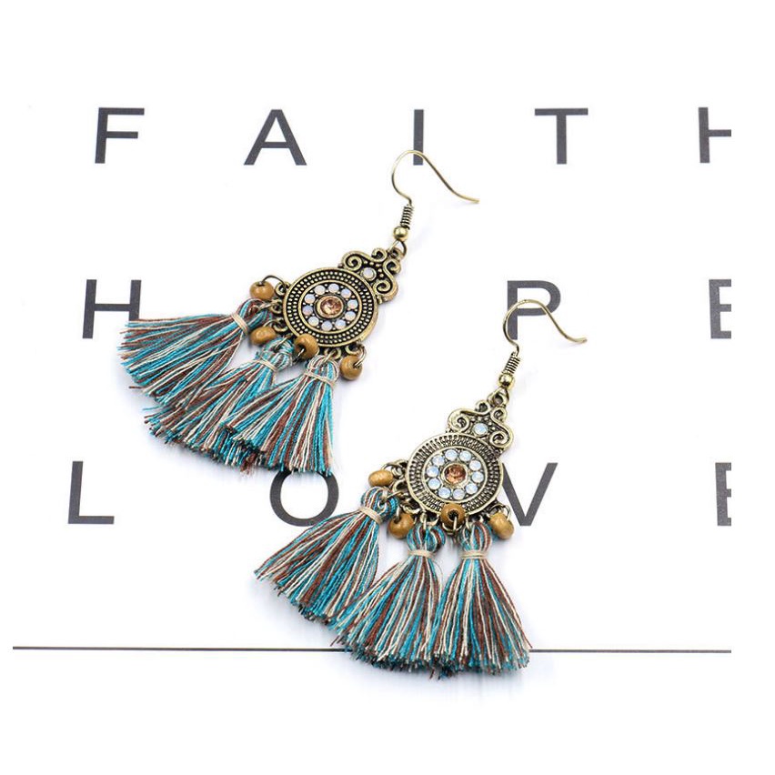 Bông Tai Dệt Phong Cách Bohemian M1