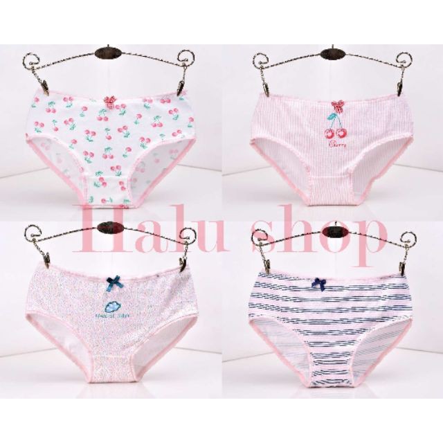 (Sỉ-lẻ có video ảnh thật) Quần lót cotton nữ kiểu dáng đáng yêu kute 17 mẫu hàng Quảng Châu chất lượng cao siêu giảm giá | BigBuy360 - bigbuy360.vn