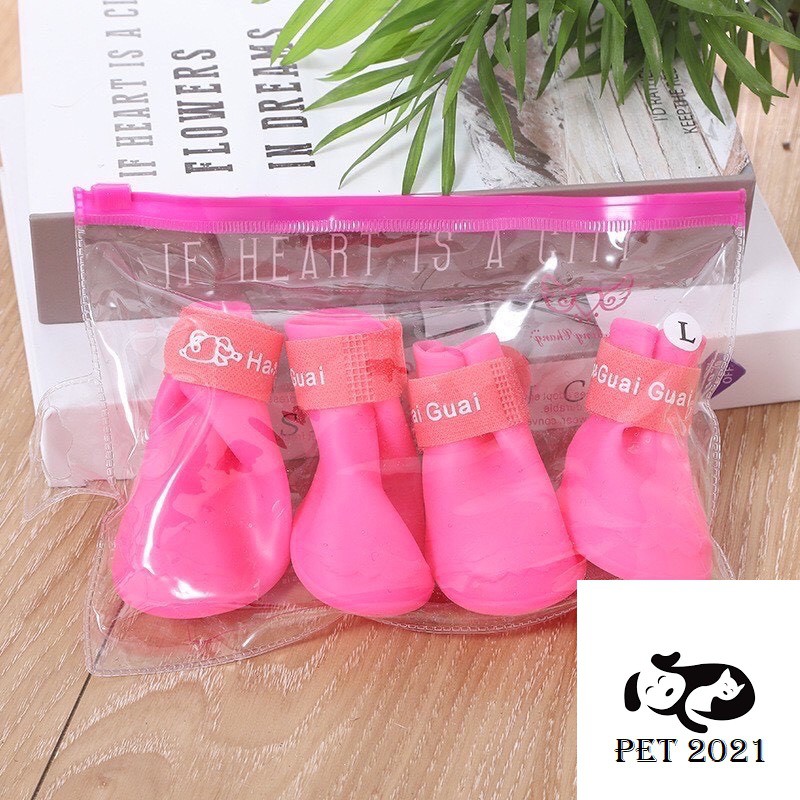 Giày Đi Mưa Thời Trang Dành Cho Chó - PET 2021