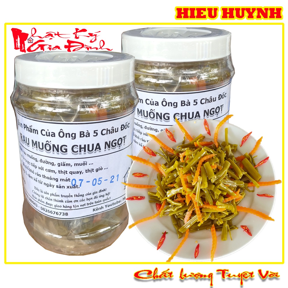 500gr Rau Muống Chua Ngọt Ăn Liền Hiệu Ông Bà 5 Châu Đốc