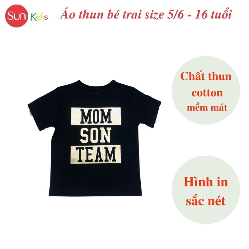 Áo thun bé trai xuất xịn, áo phông cho bé trai, chất cotton, size 5,6-16 tuổi, - SUNKIDS1