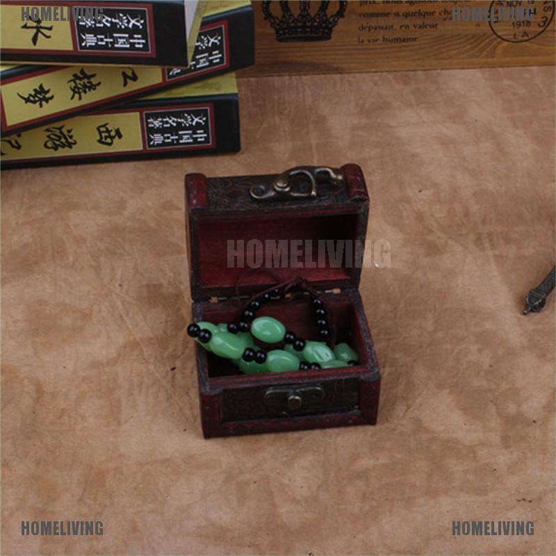 Hộp Đựng Trang Sức Bằng Gỗ Phong Cách Vintage