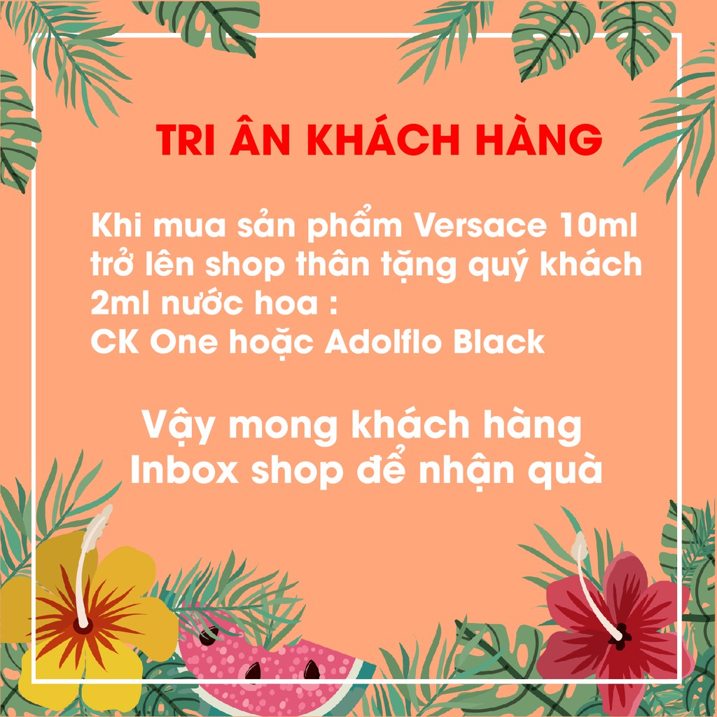 [BILL MỸ][Tặng Kèm Quà]Nước Hoa Nam Chính Hãng Versace Eros | Thế Giới Skin Care