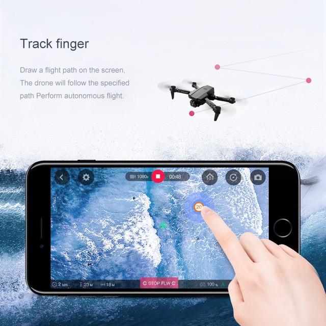 Flycam mini XT6, flycam giá rẻ, máy bay điều khiển từ xa có camera 4k, chống rung quang học, ảnh truyền về điện thoại