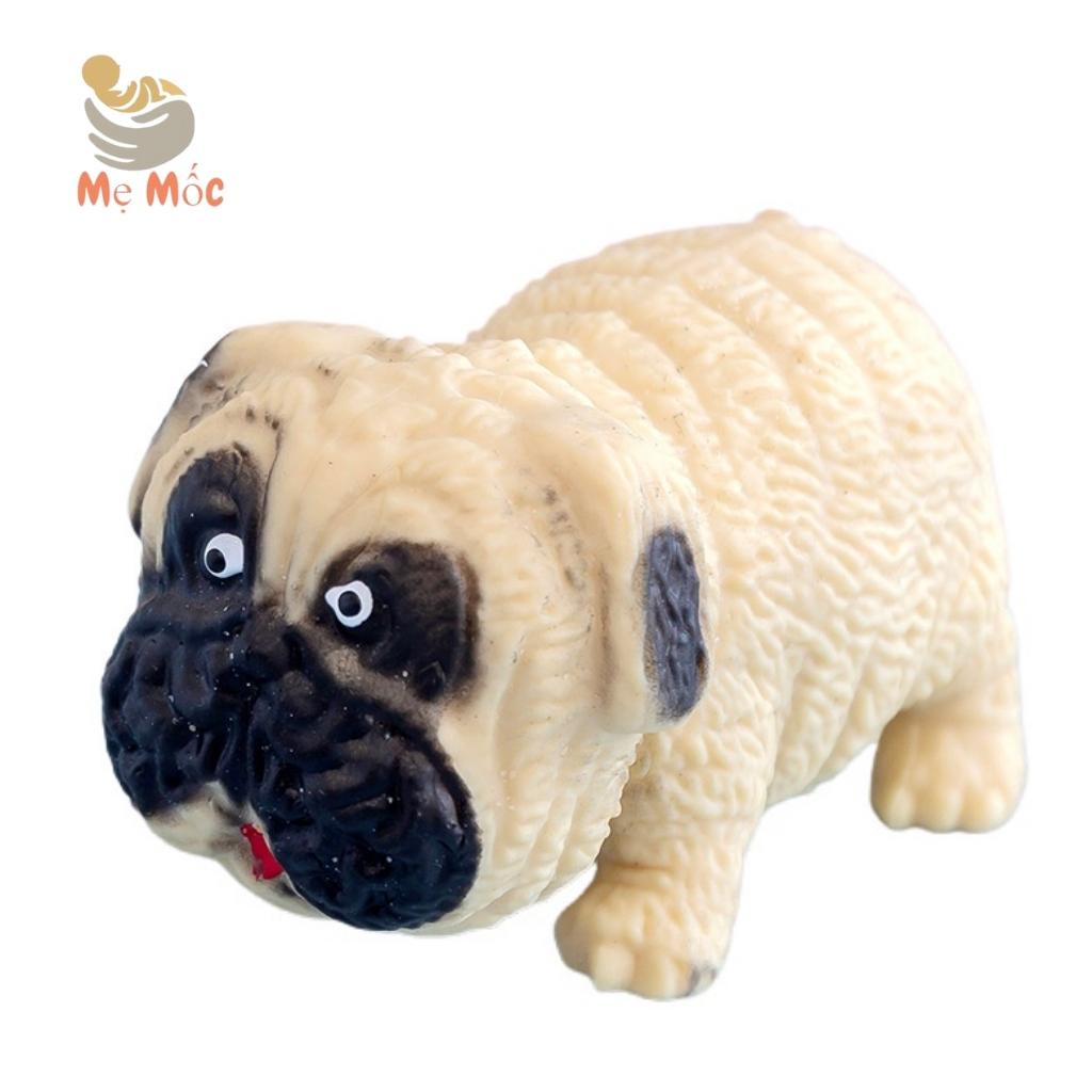 Đồ Chơi Giảm Stress Mềm Dẻo Hình Dáng Cún Pug Dễ Thương Bóp Nắn Co Dãn Thoải Mái Shop Mẹ Mốc