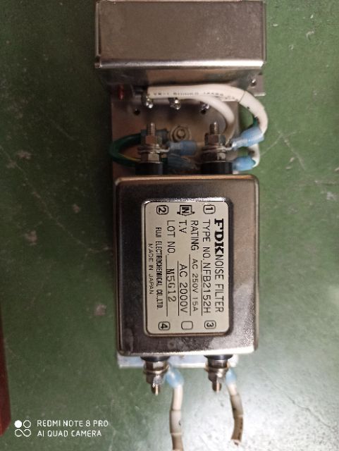 Lọc nhiễu noise filter 250v cho thiết bị âm thanh, máy tính , cnc, điện gia dụng...