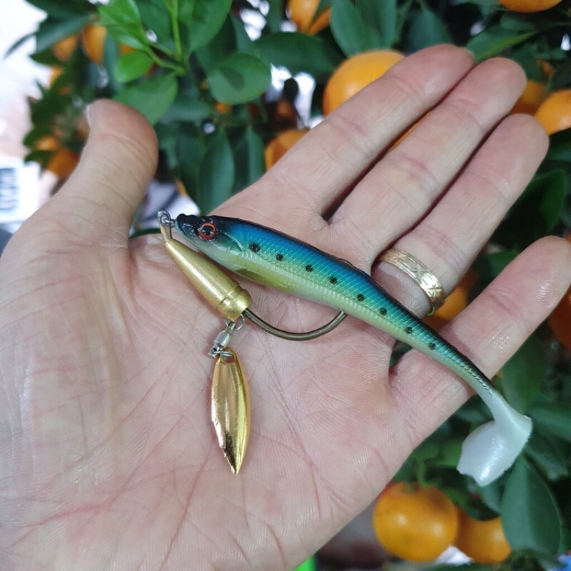 Combo mồi mềm NFF chính hãng kèm lưỡi ar15  hoàn hảo