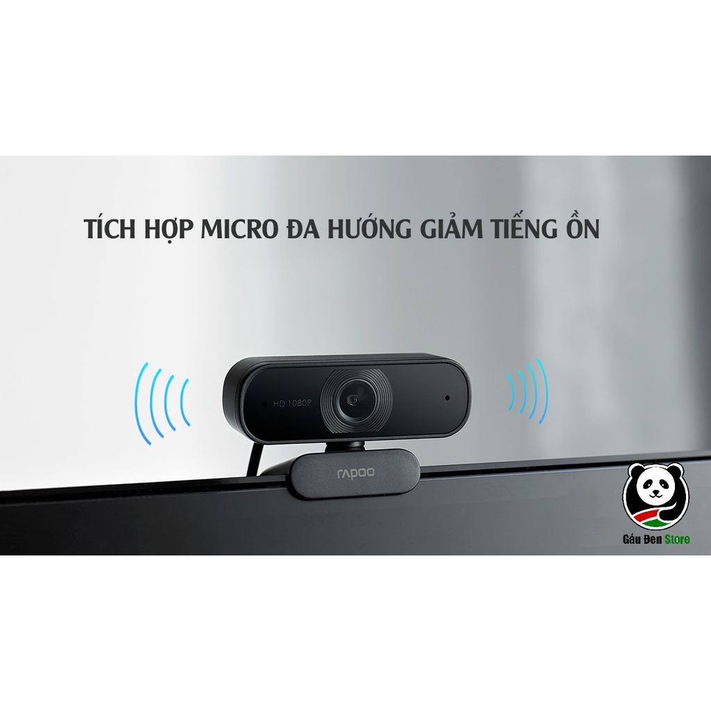 Webcam Rapoo C260 Độ Phân Giải Full HD 1080p - Hàng Chính Hãng | WebRaoVat - webraovat.net.vn