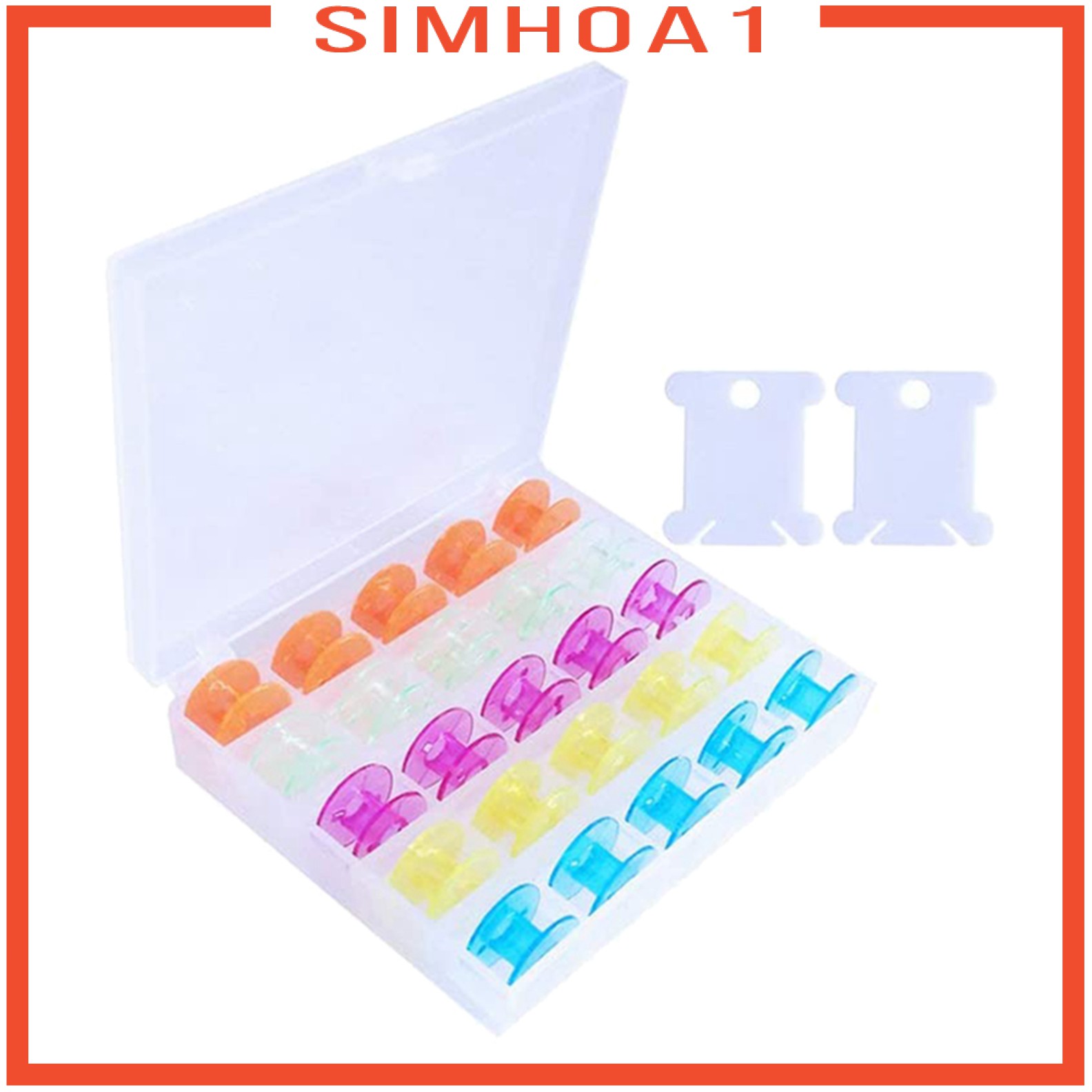 Set 25 Ống Chỉ + 2 Cuộn Chỉ Chuyên Dụng Cho Máy May