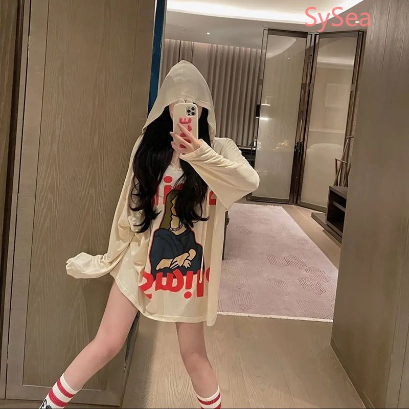 Áo Thun In Họa Tiết Hoạt Hình Cổ Điển Thời Trang Mùa Thu Cho Nữ