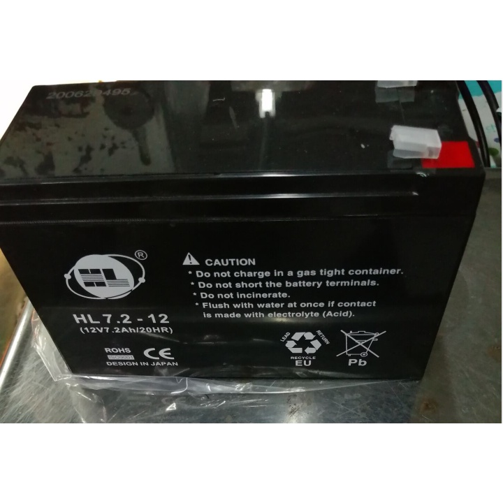 Ắc quy loa kéo 12v 7.2ah; acquy cho loa kéo HL7.2-12