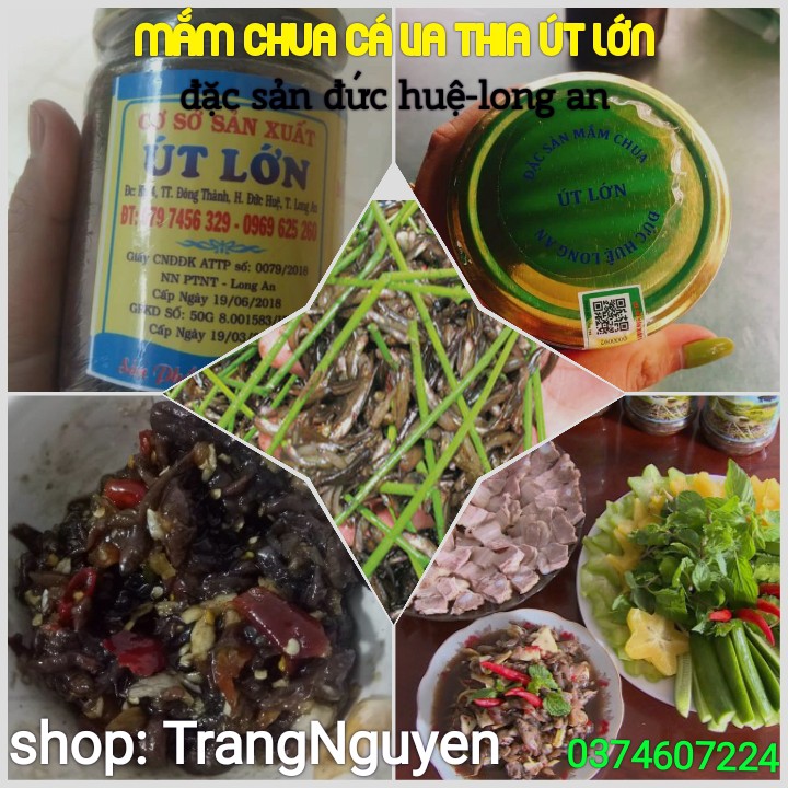 MẮM CHUA CÁ LIA THIA ÚT LỚN