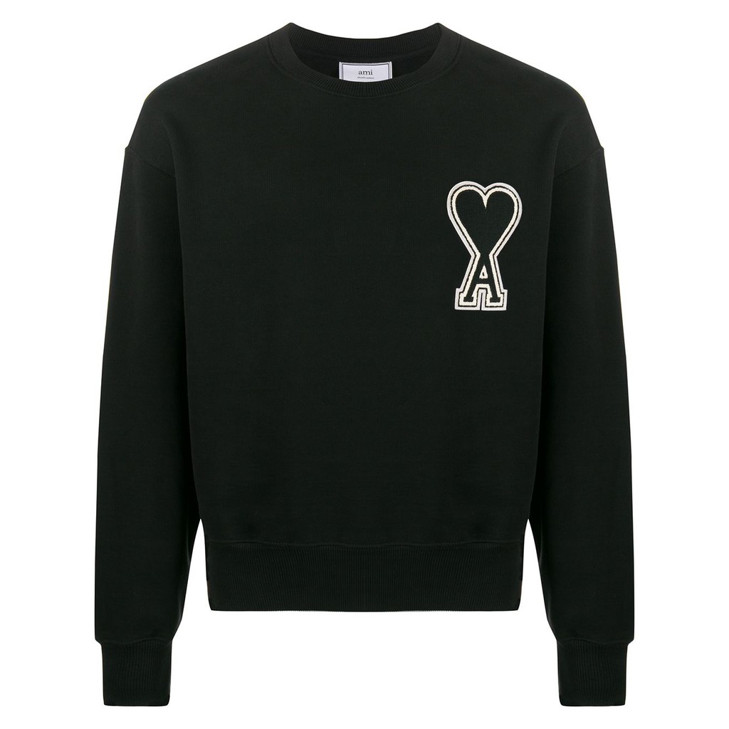 Áo nỉ dài tay AMI de coeur patch sweatshirt fw20