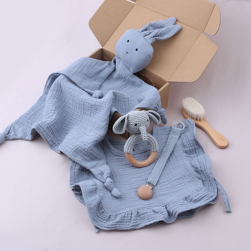 Set 5 Kẹp Dây Xích Đeo Núm Vú Giả Cho Bé Ăn Dặm