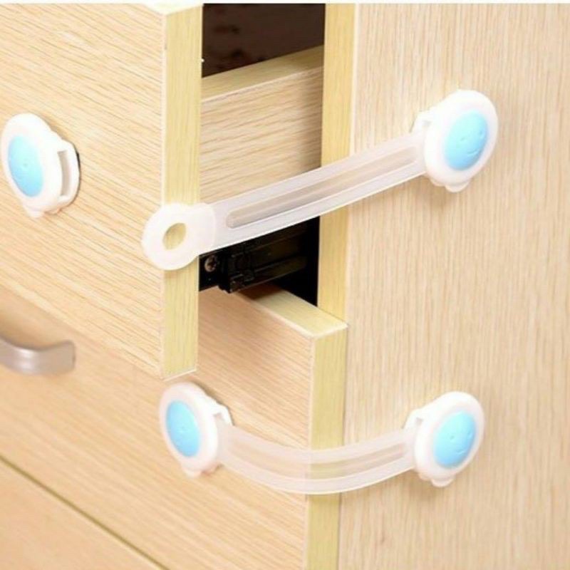 Dây Vải Khoá Tủ, Ngăn Kéo, Tủ Lạnh / Đai Khóa Chặn Cửa Tủ / Chốt Khóa An Toàn Cho Bé