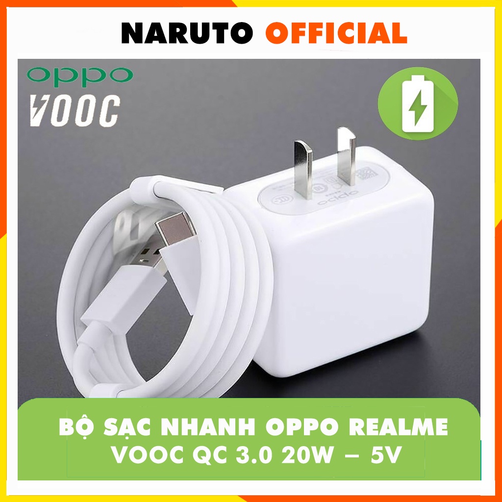 Bộ Sạc Nhanh Oppo R15 VOOC 20W 5V 4A Chính Hãng Bảo hành 12 tháng